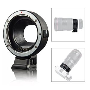 EF-EOS M Lens Adapter Auto-Focus Lens Converter Ring Compatible for Canon EF/EF-S Lens and Canon EOS-M (EF-M Mount) Camera EOS M M2 M3 M5 M6 M10 M50 M100