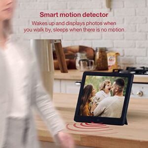 Pix-Star 10 inch WiFi Digital Picture Frame, Share Videos and Photos Instantly by Email or App, Motion Sensor, IPS Display, Effortless One Minute Setup, Highly Giftable