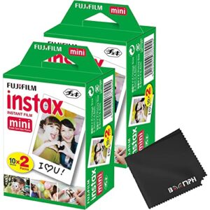 boomph’s fujifilm instax mini instant film kit: 40 shoots total, (10 sheets x 4) – capture memories anytime, anywhere