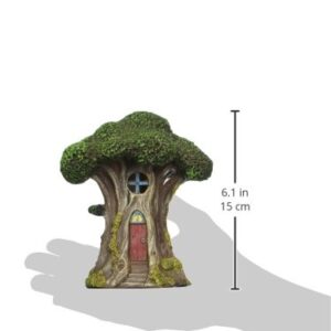 Touch of Nature 55614 Fairy Garden Led Tree House, 6"