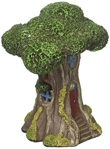 Touch of Nature 55614 Fairy Garden Led Tree House, 6"