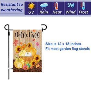 Seasonal Garden Flags Set of 12 Double Sided 12 x 18 Inch Yard Flag,small garden flags for outside, Christmas Spring Seasonal Flag for Outdoor Holiday Decorations