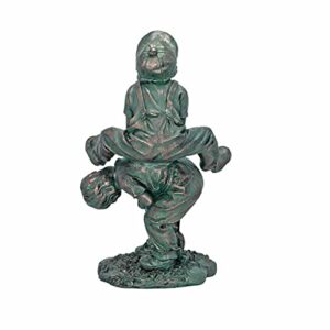 Design Toscano NG30439 Leap Froggin Playing Boys Garden Statue,Full Color