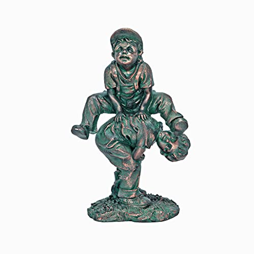 Design Toscano NG30439 Leap Froggin Playing Boys Garden Statue,Full Color