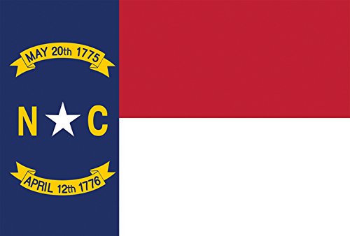 Toland Home Garden North Carolina State Flag 28 x 40-Inch Decorative USA-Produced House Flag