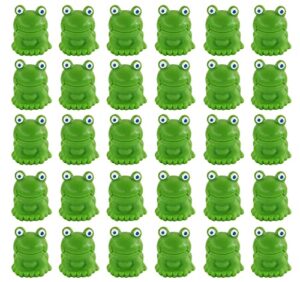 jkanruh 30 pcs mini animals miniature resin frogs,cute frogs fairy garden moss landscape ornaments for outdoor decoration,home décor …