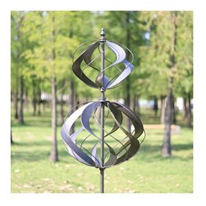 limehill wind spinner for yard garden – kinetic 3d metal wind spinners for outdoor decorations (copper, 84 inches)