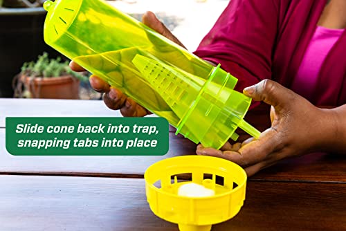 RESCUE! Reusable Yellowjacket Trap - 2 Pack + 2 Ten-Week Refills