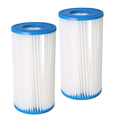 RvSky Garden kit 2Pcs Pool Filter Cartridge Filter Replacement for Hot Tubs Spas Children's Swimming Pool