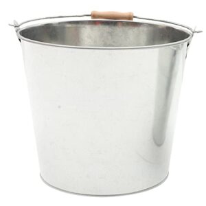 luxshiny metal bucket cm accessory pits ash multi-use buckets wear-resistant practical garden home bin incinerator money fireplace pit burn multi-function with for metal handheld ash bucket