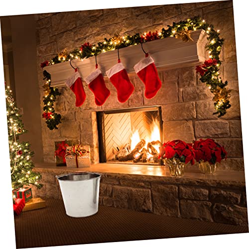 Luxshiny Metal Bucket Cm Accessory Pits Ash Multi-use Buckets Wear-resistant Practical Garden Home Bin Incinerator Money Fireplace Pit Burn Multi-function with for Metal Handheld Ash Bucket