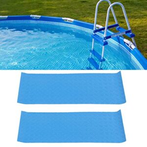 Garden kit 2Pcs Swimming Pool Ladder Mat Rubber Protective Floor Step Pad 1cm Set Kit