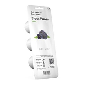 click and grow smart garden black pansy plant pods, 3-pack