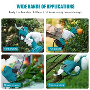 Electric Pruning Shears,Compatible with Makita 18V Battery with 1 PCS Rechargeable 18V 2000mA Lithium Battery Powered，30mm Cutting diammeter