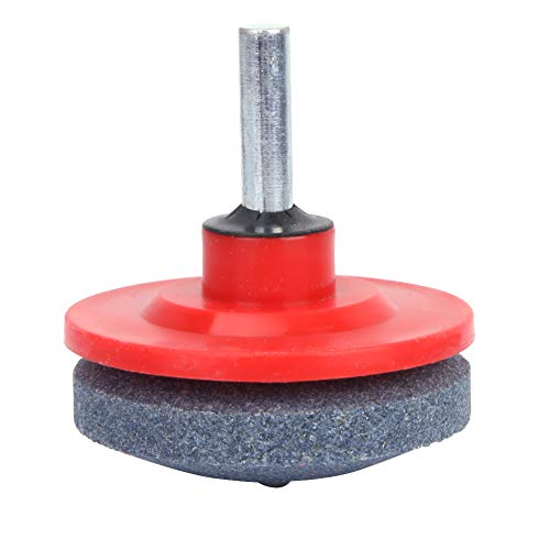 Yuecoom Mower Lawnmower Blade Sharpener, Garden Lawn Mower Blade, Grinder Power Drill Grinding Tool, Drill Attachment Kit Lawnmower Blade Sharpener(red)