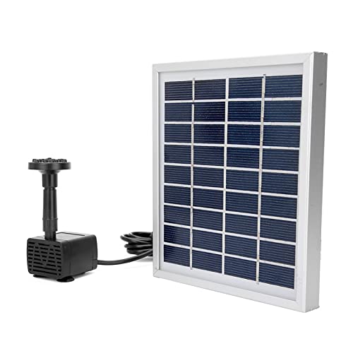 ZPSHYD Solar Fountain PUM, 9V 2.0W Solar Fountain Outdoor Landscape Floating Fountain Pump Kit for Pools Garden Decoration