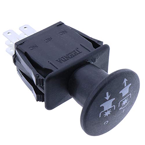 JEENDA PTO Switch 430-095 95-7489 93-9998 Compatible with Exmark Toro Garden Tractors TimeCutter Pro-Line 520L 523D 522 xi Z380 Z420 Z480 Z380 74403 74405 74406 74407 74420 74433 74601 74602