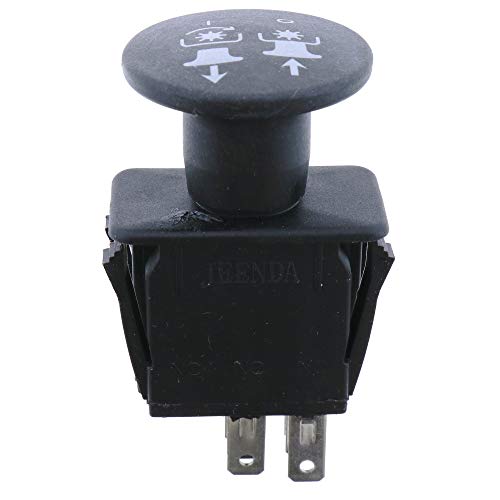 JEENDA PTO Switch 430-095 95-7489 93-9998 Compatible with Exmark Toro Garden Tractors TimeCutter Pro-Line 520L 523D 522 xi Z380 Z420 Z480 Z380 74403 74405 74406 74407 74420 74433 74601 74602