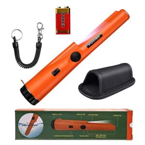 Pinpoint Metal Detector Pinpointer - 360°Search Treasure Pinpointing Finder Probe Belt Holster for Adults and Kids