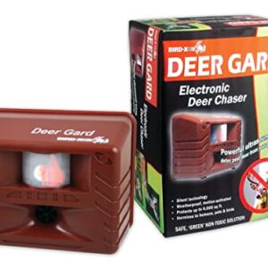 Bird-X Deer Gard Ultrasonic Motion-Activated, Covers 4,000 sq. ft.