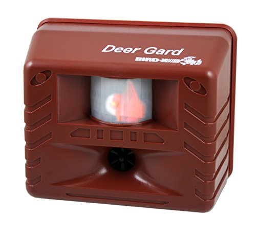 Bird-X Deer Gard Ultrasonic Motion-Activated, Covers 4,000 sq. ft.