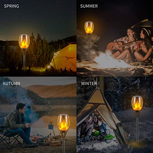 Ubrand Solar Torch Light Waterproof 96Led Outdoor Landscape Light,Solar Flame Garden Patio Torch-2