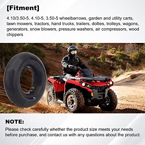 LYARCT 4.10/3.50-5 Inner Tube with TR87 Replacement for Hand Trucks Dollies Wheelbarrows Lawn Mowers Trailers Lawn Garden Utility Tire Tractors snow blower wagons Carts Garden Go Karts