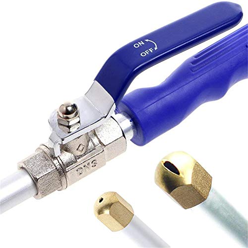 KJHSDF 2-in-1 High Pressure Power Washer,Power Washer Wand Deep Jet Extendable High Pressure Nozzle, Flexible Glass Cleaning Tool, Auto Watering Sprayer, Window Washing Gun