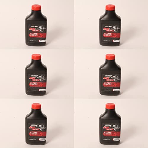 ECHO 6550025 PK6 Red Armor 6.4oz 2-Stroke Oil Mix, 2.5 Gallon (50:1)