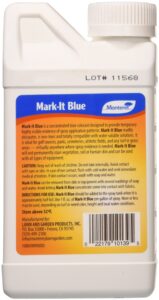 monterey lg1130 mark-it blue spray solution colorant chemical marker dye for insecticide, herbicide, and fungicide, 8 oz