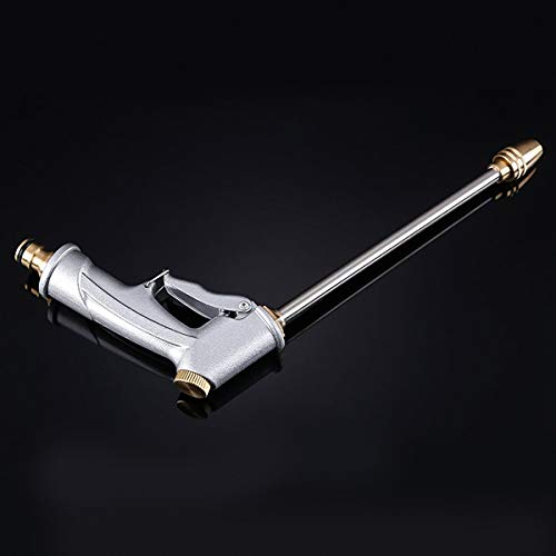 Garden Hose Nozzle Heavy Duty Metal High Pressure Spray Watering Gun Water Jet Washer Car Washing Garden Watering Spray Gun