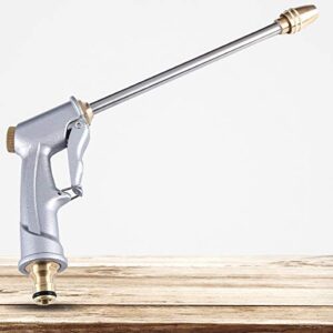 Garden Hose Nozzle Heavy Duty Metal High Pressure Spray Watering Gun Water Jet Washer Car Washing Garden Watering Spray Gun