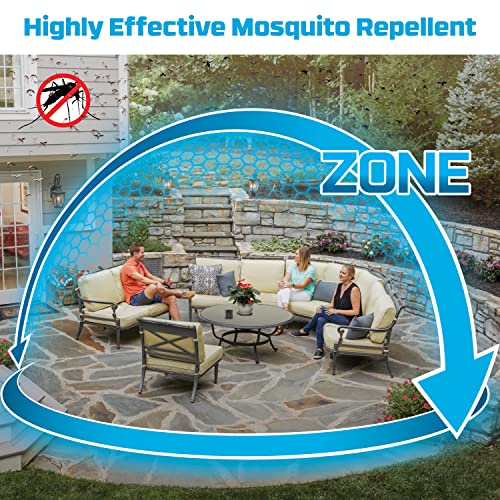 Thermacell Mosquito Repellent Radius Zone, Gen 2.0, Rechargeable; Includes 12-Hour Mosquito Repellent Refill; No Candle or Flame, Easy to Use & Long Lasting; DEET Free Bug Spray Alternative