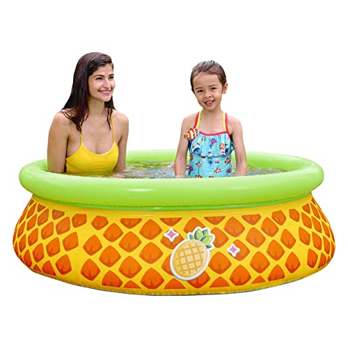 Youniya Inflatable Pool for Kids-Inflatable Wading Pool for Kiddie Easy Setup and Storage Kids Pool,Outdoor,Garden,Pools for Backyard(59.1DIAX16.1H) (Bee Spray Pool)