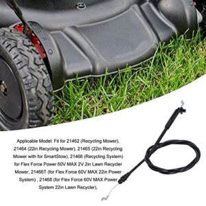 Emoshayoga Lawn Mower Recycle Brake Cable, Garden Tool Accessories High Accuracy Professional Manufacturing Exquisite Craftsmanship Perfectly Match for Maintenance