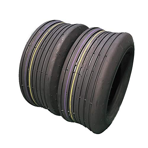 Parts-Diyer 2 PCS 13x6.50-6 Lawn & Garden Mower Golf Cart Turf Bias Tires Tractor Tubeless 4PR Bias Load Range B