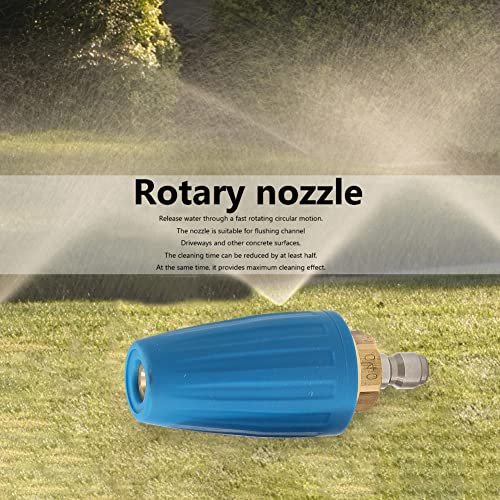 Mojoyce 5000psi High Pressure Cleaning Water Spray Nozzle Ceramic Core Garden Rotary Sprinkler System Hose Valve Tools