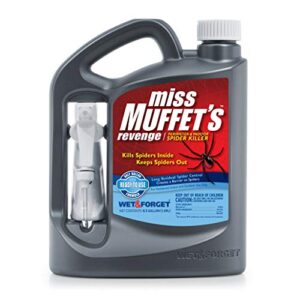 miss muffet’s revenge spider killer indoor and outdoor spider control, 64 oz. ready to use