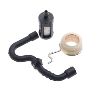 6Pcs Oil Pump Worm Gear Fuel Oil Hose Filter Service Kit For STIHL MS180 MS170 170 180 018 017 Chainsaw Spare Parts