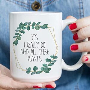 plant coffee cup yes i really do need all these plants coffee mug 15oz colored green cactus garden ceramic coffee cups great gift idea for plant lady plant mom gardener plant addict