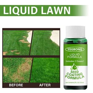 Liquid Seeding Grass Lawn Green Spray, Liquid Grass Seed, Garden Lawn Liquid Spray, Green Grass Lawn Spray, Seed Care Watering Set (5pc)