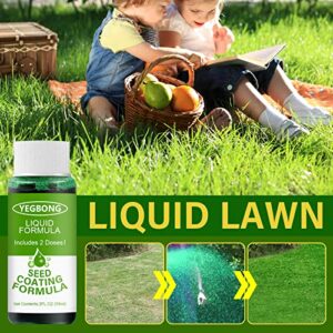 Liquid Seeding Grass Lawn Green Spray, Liquid Grass Seed, Garden Lawn Liquid Spray, Green Grass Lawn Spray, Seed Care Watering Set (5pc)