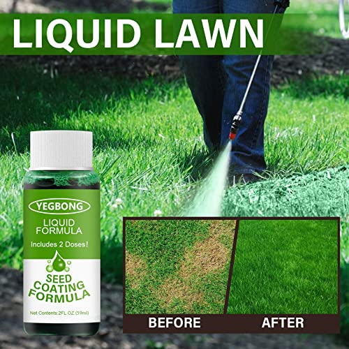 Liquid Seeding Grass Lawn Green Spray, Liquid Grass Seed, Garden Lawn Liquid Spray, Green Grass Lawn Spray, Seed Care Watering Set (5pc)