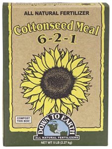 down to earth all natural cottonseed meal fertilizer 6-2-1, 5 lb