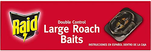 Raid Double Control, Large Roach Baits, 8 CT (Pack - 3)