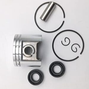 shiosheng 42.5mm Piston Ring Oil Seal Kit for sthil 025 MS250 MS 250 Chainsaw Engine Motor Parts 11230302000 96380031581