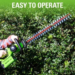 Greenworks 40V 24" Cordless Hedge Trimmer, Tool Only