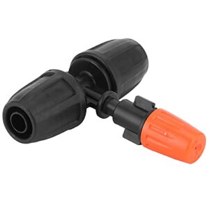 Misting Nozzles, ABS Fall‑Proof Adjustable Misting Spray Nozzle for Terraces for Lawns for Agriculture for Gardens