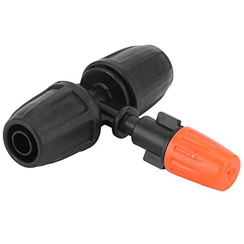 Misting Nozzles, ABS Fall‑Proof Adjustable Misting Spray Nozzle for Terraces for Lawns for Agriculture for Gardens