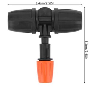 Misting Nozzles, ABS Fall‑Proof Adjustable Misting Spray Nozzle for Terraces for Lawns for Agriculture for Gardens